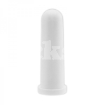 CALF TEAT CONICAL WHITE 100MM CROSS CUT