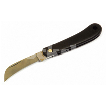 BLACK HANDLED LAMBSFOOT KNIFE BLACK HANDLED LAMBSFOOT KNIFE