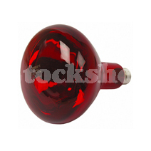 175W SCREW TYPE RED BULB H/G