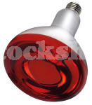 STOCKSHOP HEATLAMP BULB 250W RED (E27)