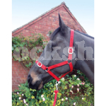 ESSENTIALS RED HEADCOLLAR & LEAD ROPE SET FOAL ESSENTIALS RED HEADCOLLAR & LEAD ROPE SET FOAL
