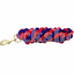 LEAD ROPE & SNAP 6' RED & BLUE