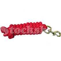 LEAD ROPE & SNAP 6' RED