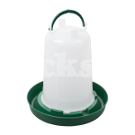 1.5L GREEN AND WHITE DRINKER