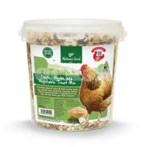 NATURES GRUB GARLIC, HERB AND VEGETABLE TREAT MIX 600G TUB NATURES GRUB GARLIC, HERB AND VEGETABLE TREAT MIX 600G TUB