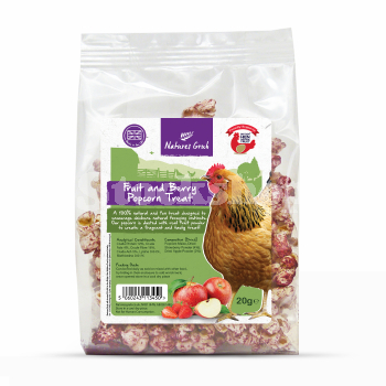 NATURES GRUB POPCORN TREAT WITH FRUIT & BERRIES 20G NATURES GRUB POPCORN TREAT WITH FRUIT & BERRIES 20G