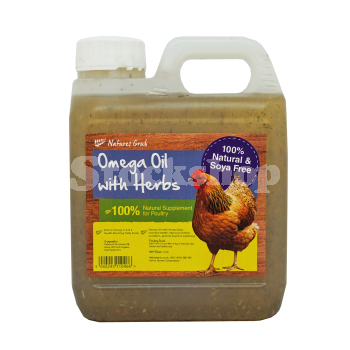 NATURES GRUB OMEGA OIL WITH HERBS 1L