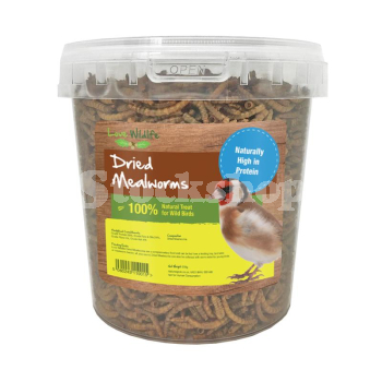 LOVE WILDLIFE DRIED MEALWORMS 200G TUB