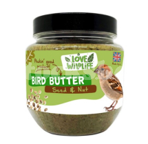 LOVE WILDLIFE BIRD BUTTER SEED & NUT 375G LOVE WILDLIFE BIRD BUTTER SEED & NUT 375G
