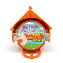 HENTASTIC® FILLED CLUCK BUTTER FEEDER HERBY HENTASTIC® FILLED CLUCK BUTTER FEEDER HERBY