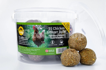 FELDY GRAZER CHICKEN PECKER BALLS 110G (25) FELDY GRAZER CHICKEN PECKER BALLS 110G (25)