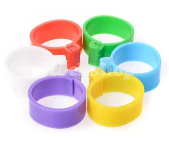 CLICK LEG RINGS 12 PACK 16MM MIXED COLOURS