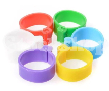 CLICK LEG RINGS 12 PACK 16MM MIXED COLOURS