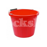 3 GAL BUCKET RED