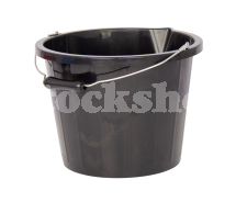 RED GORILLA® 3 GALLON BLACK STANDARD BUCKET RED GORILLA® 3 GALLON BLACK STANDARD BUCKET