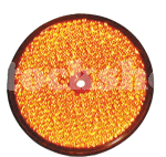 CIRCULAR REFLECTOR - AMBER