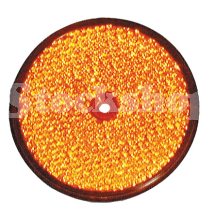 CIRCULAR REFLECTOR - AMBER CIRCULAR REFLECTOR - AMBER