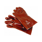 10" RED PVC GAUNTLET (Pr)