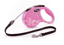 FLEXI® CLASSIC LEAD CORD MEDIUM 5M PINK FLEXI® CLASSIC LEAD CORD MEDIUM 5M PINK