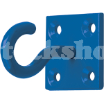 HOOK ON PLATE BLUE