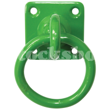 PLATE TIE RING GREEN