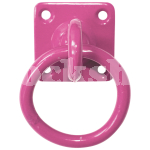 PLATE TIE RING PINK