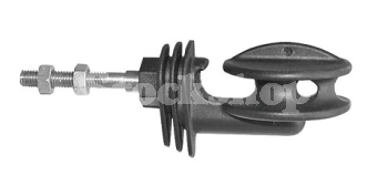 POLE CORNER INSULATOR X 4 POLE CORNER INSULATOR X 4