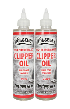 WOLSELEY HIGH PERFORMANCE CLIPPER OIL 500ML (250ML X 2)