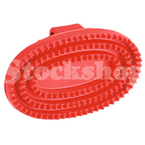 OVAL CURRY COMB SMALL RED