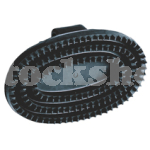 OVAL CURRY COMB LARGE BLACK