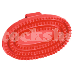 OVAL CURRY COMB LARGE RED