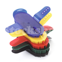 PLASTIC CURRY COMB BLUE PLASTIC CURRY COMB BLUE