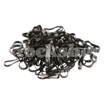 SILICONE BANDS BLACK 500PK