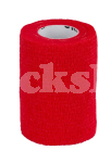 COHESIVE BANDAGE 75MM RED