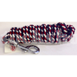 SOFTRA LEAD ROPE SNAP HOOK RED & NAVY