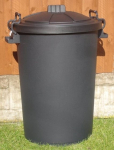 FEED BIN 80L BLACK