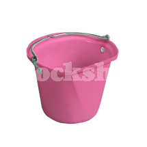 STUBBS HANGING BUCKET FLAT SIDED SMALL 14LT PINK
