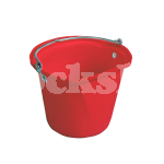 STUBBS HANGING BUCKET FLAT SIDED SMALL 14LT RED