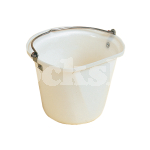 STUBBS HANGING BUCKET FLAT SIDED SMALL 14LT WHITE