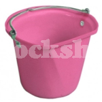 STUBBS HANGING BUCKET FLAT SIDED LARGE 18LT PINK