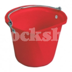 STUBBS HANGING BUCKET FLAT SIDED LARGE 18LT RED
