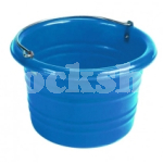 STUBBS JUMBO WATER/FEED BUCKET C/W HANDLE 25LT BLUE