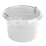 STUBBS JUMBO WATER/FEED BUCKET C/W HANDLE 25LT WHITE STUBBS JUMBO WATER/FEED BUCKET C/W HANDLE 25LT WHITE