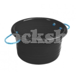 STUBBS MANURE BASKET MEDIUM 35LT BLACK