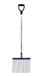 RED GORILLA RUBBER MATTING FORK LONG "D" HANDLE