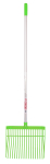 RED GORILLA® STRAIGHT HANDLE PC BEDDING FORK PISTACHIO