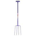 RED GORILLA® 4 PRONG MANURE FORK "T" HANDLE PURPLE
