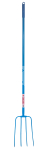 RED GORILLA® 4 PRONG MANURE FORK STRAIGHT HANDLE BLUE