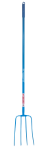 RED GORILLA® 4 PRONG MANURE FORK STRAIGHT HANDLE BLUE RED GORILLA® 4 PRONG MANURE FORK STRAIGHT HANDLE BLUE
