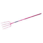 RED GORILLA® 4 PRONG MANURE FORK STRAIGHT HANDLE PINK
